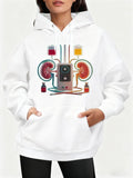 Women's Hoodie Modern Medical Devices Among Colorful Tubes And Bottles Kidney