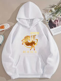 Men's Hoodie Golden Patterned Zodiac Horse Under Radiant Morning Light Horse