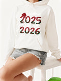 Women's Hoodie Goodbye 2025 2026 Graduation Celebration With Red Graduation Cap Hoodie