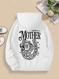 Men's Hoodie Strong As A Mother Fierce Tiger With Horseshoe Lucky Charm