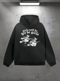 Men's Hoodie Girls Will Be Girls Among Witches Flying On Broomsticks Night Sky