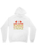Men's Hoodie I Like Coffee My Papillon And Three Friendly People Hoodie