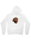 Men's Hoodie I Love My Cute Brown Dog Under Playful Lettering Labrador