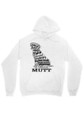 Men's Hoodie Mutt Typography With Playful Black Dog Silhouette Hoodie
