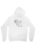 Men's Hoodie Give Your Pet Dog With Playful Sitting Outline And Chat Bubble Dog