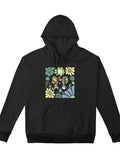 Women's Hoodie Colorful Butterflies Among Lively Spring Flowers And Leaves Butterfly
