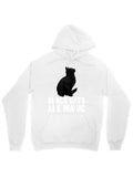 Men's Hoodie Black Cats Are Magic Mystical Silhouette Design Among Moonlit Shadows Graceful Cat