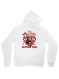 Men's Hoodie The Moment I Saw You Surrounded By Red Hearts With Dog