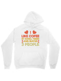 Men's Hoodie I Like Coffee With Three People Russell Terrier Hoodie