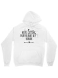 Men's Hoodie Were Getting Our Fur Baby A Pet Human Simple Arrow Art Hoodie