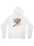 Men's Hoodie Run With The Mighty Vibrant Bull