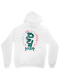 Men's Hoodie Just A Girl Who Loves Emerald Green Snake Surrounded By Pink Hearts Snake