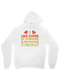 Men's Hoodie I Like Coffee My Schnauzer And Maybe Three People Neon Lettering Hooded Sweatshirt