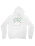 Men's Hoodie Merry Christmas Festive Green Garland With Holiday Cheer Hoodie