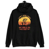 Men's Hoodie I Cant Work Today My Arm Is In A Cast With Vintage Sunset And Fisherman