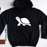 Men's Hoodie Minimalist Graphic Animal Design With Bold Lines Clean Shape Turtle