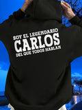 Men's Hoodie No English Text Present