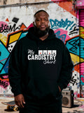 Men's Hoodie My Cardistry Shirt With Playing Card Suits Over Classic Typography Hoodie