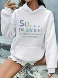 Women's Hoodie Geometric Pattern