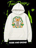 Women's Hoodie Just Keep Growing Surrounded By Flowers And Butterfly Garden Hoodie