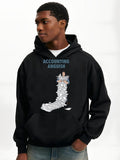 Men's Hoodie Accounting Anguish Surrounded By Stacked Papers And A Stressed Man Hoodie
