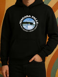 Men's Hoodie Niagara Falls Scenic Waterfall And Cloudy Sky Under Sunlight