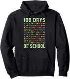 Men's Hoodie Hundred Days Of School With Multicolored Origami Butterflies Pattern