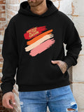 Men's Hoodie Fantastic Always Like Sunshine Colorful Brushstroke Painted Design Hoodie
