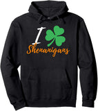 Men's Hoodie I Love Green Shamrock Shenanigans Hoodie
