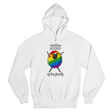 Men's Hoodie Rainbow Pinata Surrounded By Colorful Confetti And Festive Accents Pinata