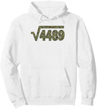 Men's Hoodie Camouflage Numbers Beneath A Square Root Hoodie