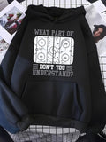Men's Hoodie What Part Of Dont You Understand Hockey Rink Diagram Hoodie