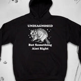 Men's Hoodie Undiagnosed With Stars Clustered Around A Curious Raccoon