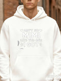 Men's Hoodie Aint No Mimi Like The One I Got Cute Heart Symbols With Playful Moon Graphic Hoodie