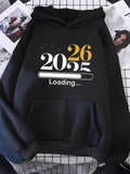 Men's Hoodie Loading Progress Bar With Colorful Countdown Numbers Hoodie