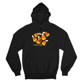 Men's Hoodie I Am So Candy Surrounded By Playful Halloween Candy Corn Pieces