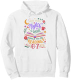 Men's Hoodie How Many Nights A Week Should You Be Reading Surrounded By Flowers And Open Books