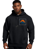Men's Hoodie Sunset Skyline Over Rolling Ocean With Gentle Blue Waves Car
