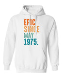 Men's Hoodie Epic Since May Nineteen Seventy Five Graphic Hoodie