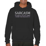 Men's Hoodie Sarcasm The Ability To Insult Idiots Without Them Realizing It Witty Statement Hoodie