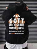 Men's Hoodie Cross Retro Printing