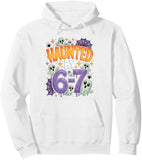 Men's Hoodie Haunted By Ghosts With Purple Webs And Colorful Stars Hoodie