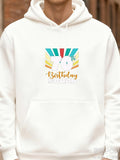 Men's Hoodie 70th Birthday Squad Vibrant Retro Lines With Sunburst Graphic Hoodie