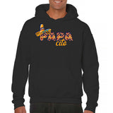 Men's Hoodie Colorful Mexican Pattern With Sombrero Accenting Playful Fiesta Hat