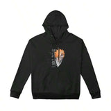 Men's Hoodie Grunge Shadow Sunset Among Stark Splintered Trees Hoodie