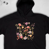 Men's Hoodie Delicate Wild Meadow Blossoms Under Gentle Morning Light Flower