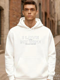 Men's Hoodie I Love My Wife Urban Alley Minimalist Hoodie Statement