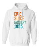 Men's Hoodie Epic Since January Retro Colorful Bold Lettering Hoodie