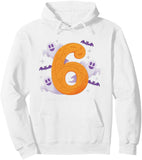 Men's Hoodie Halloween Ghosts Bats And Playful Smiling Figures Number Six