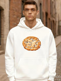 Men's Hoodie Warm Bakery Scene With Gooey Chocolate Chip Cookie